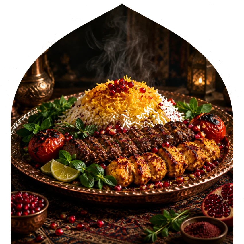 Persian mixed grill platter